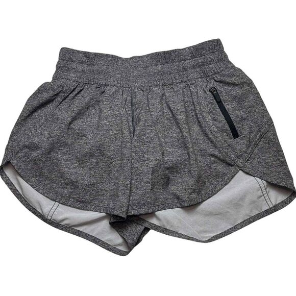 Lululemon Tracker Low-Rise Short 4" *Heather Lux Multi Black - Picture 2 of 8
